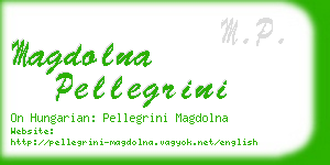 magdolna pellegrini business card